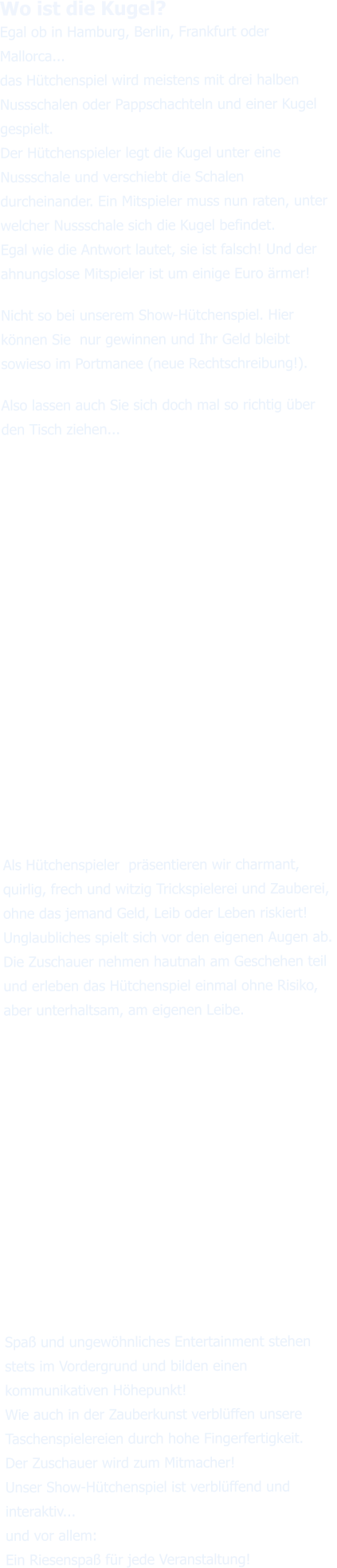 Comedy-Walkact Rotlicht